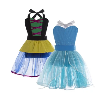 рокля за момичета дрехи за малките момичета рокля за тийнейджъри, дрехи за момичета, на рожден ден на Принцеса Рокля Аладин Жасмин Дързък Престижен Костюм Танц на Корема