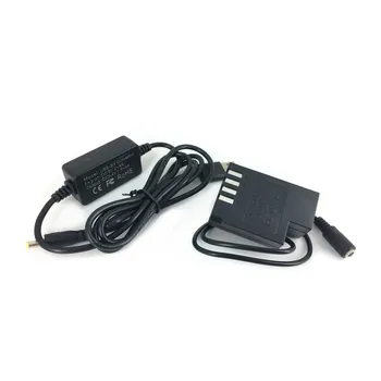 DCC12 Манекен Батерия + USB Адаптер Кабел за Panasonic GH3 GH4 GH5 G9 Помещение Резервни Батерии за Телефони като DMW BLF19 BLF19E