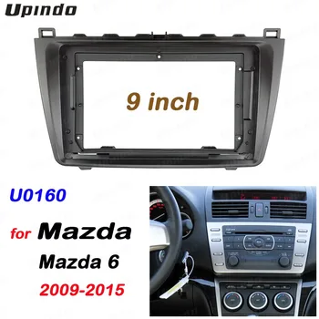 2 Din 9 Инча Радиото в автомобила на Фасция на Арматурното табло, Рамка за Инсталиране на DVD Gps Mp5 Android Мултимедиен Плеър за Mazda 6 от 2009 ~ 2015