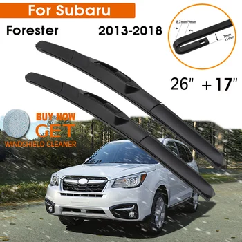 Автомобилна Четка За Чистачки За Subaru Forester 2013-2018 На Предното Стъкло, Гума Силикон Чистачките 26 