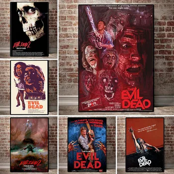 Абстрактни Evil Dead Класически Филм на Ужасите Платно Картина Модерни Плакати и Щампи на Стената Художествени Картини за Декорация на Дома