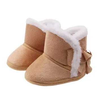 Зимни Обувки За Малките Момчета и Момичета, Русия, Зимни Топли Обувки За Бебета, Бебешки Обувки От изкуствена Кожа За Момичета, детски Кожени Обувки За Момчета