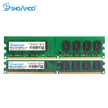 SNOAMOO Нов DDR2 2 GB 800 Mhz 667 Mhz Памет PC2-5300 PC2-6400 240 Пин non-ECC Памет за настолен КОМПЮТЪР с Доживотна Гаранция