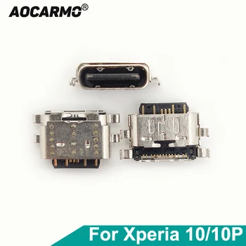 Aocarmo Зарядно Устройство, Зарядно устройство Type-C USB Порт За зареждане Конектор За Sony Xperia 10/10 X10 Plus X10P