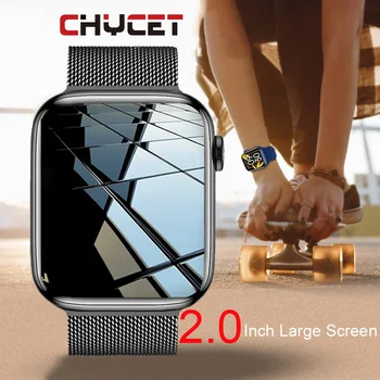 Оригинални Смарт Часовници IWO За Мъже И Жени, Представляващи 2,0-инчов Голям Екран С Потребителски Лице 2022, Най-Умни Часовници За Huawei IOS Android