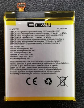 За Crosscall Lpn 385375 Основната X4 Нова Батерия За Мобилен телефон с Голям капацитет на Батерията За външната търговия